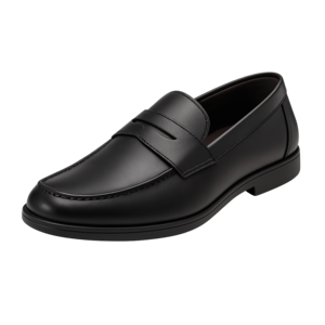 حذاء رجالي Semi-Formal جلد أسود